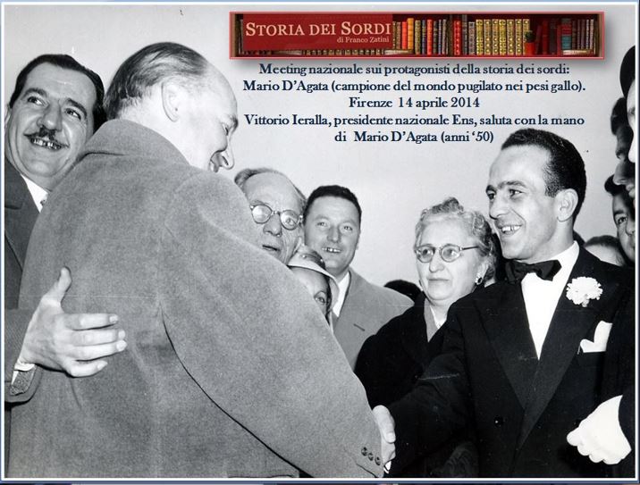 Mario D'Agata with another person