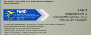La Fand chiede un sottosegretario con delega alla disabilità