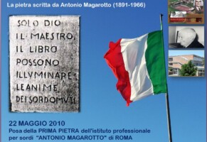 Posa della Prima Pietra dell'istituto professionale A. Magarotto di Roma
